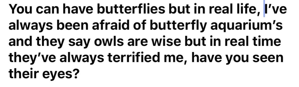 butterFLY.Aquarium & OWL.eye